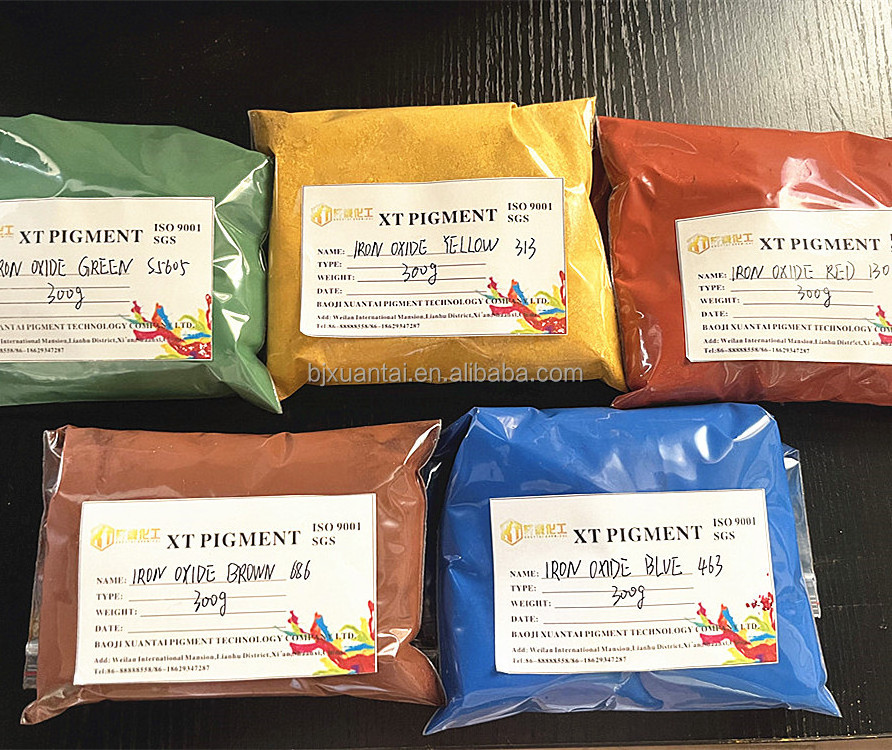 Competitive Price Iron oxide Inorganic pigment Iron oxide red/black/yellow/blue/green pigment powder