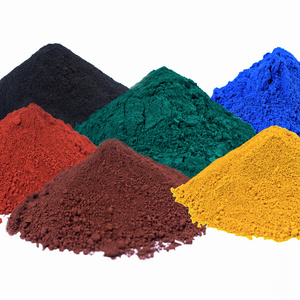 Factory Price Fe2O3 Iron Oxide red powder/black/yellow/green pigments for color concrete