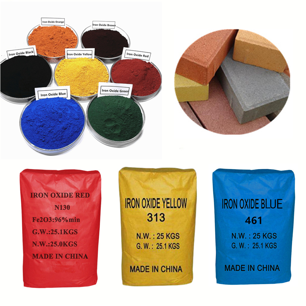 Competitive Price Iron oxide Inorganic pigment Iron oxide red/black/yellow/blue/green pigment powder