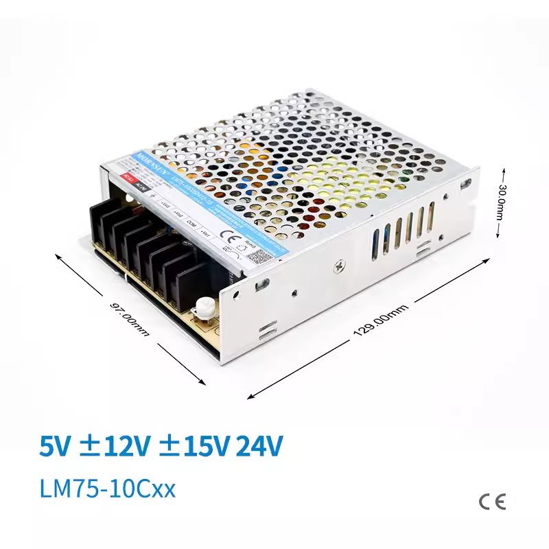 LM75-10C0512/24V MORNSUN Switching Power Supply 85-264VAC Input Dual Output Transformer LRS