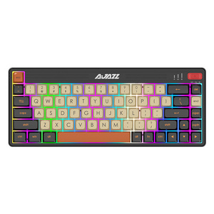 AJAZZ K690T hot-swappable keyboard DIY BT 2.4G wireless RGB backlit mechanical keyboard