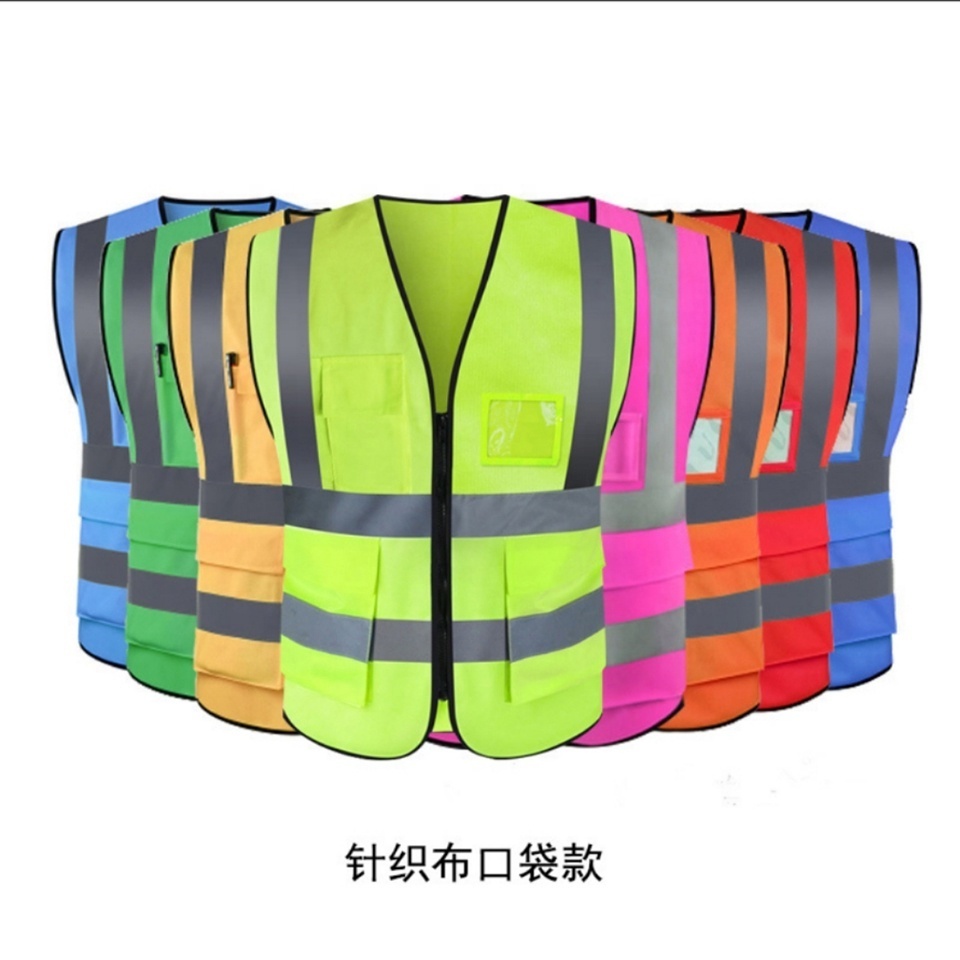 High visibility vest ce reflector jackets motorcycle vest reflective striping protective vest with safety jacket for bike