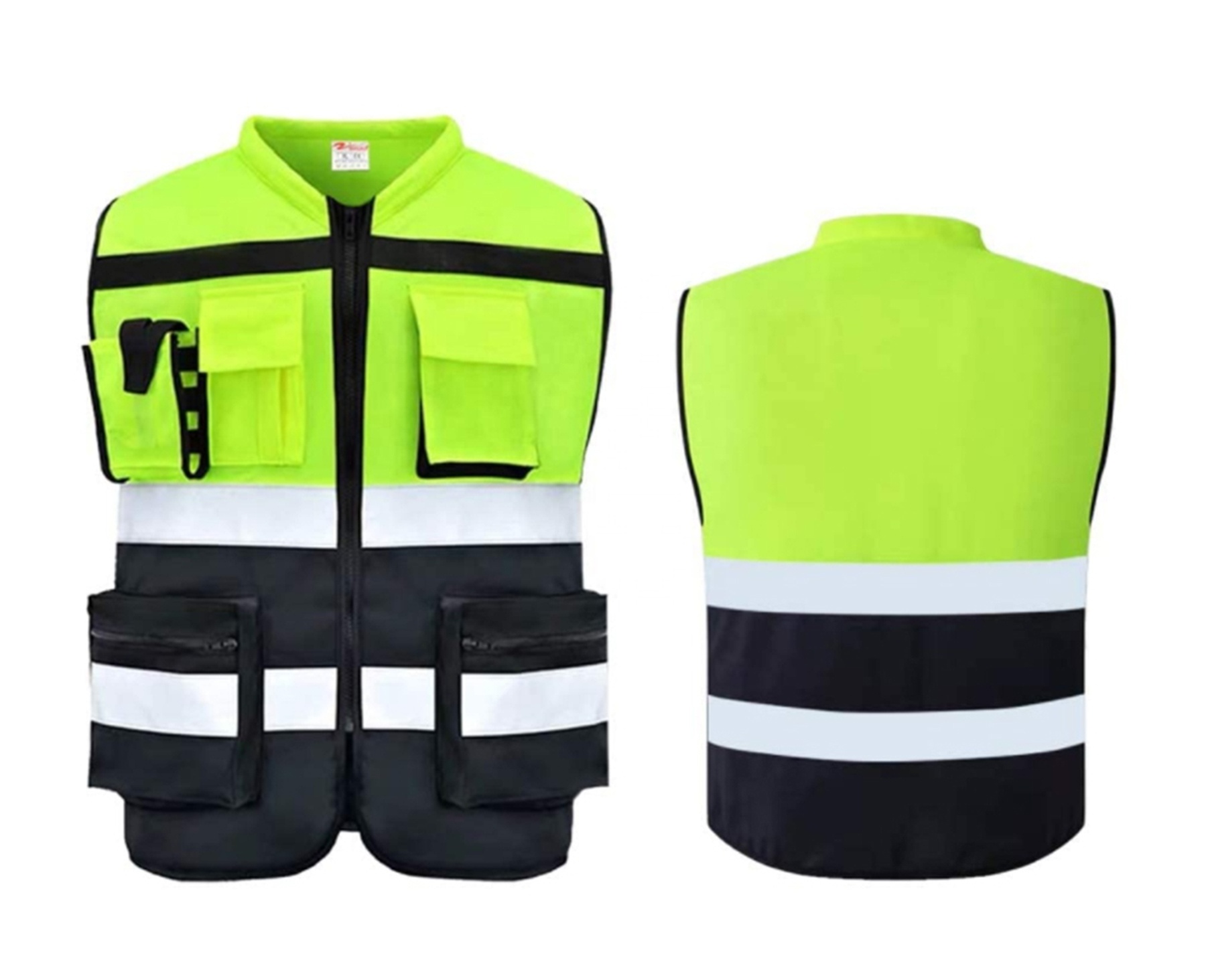 Daimei Traffic Safety Reflective Vest Emergency Safety Vest Vest With Pockets And Zipper