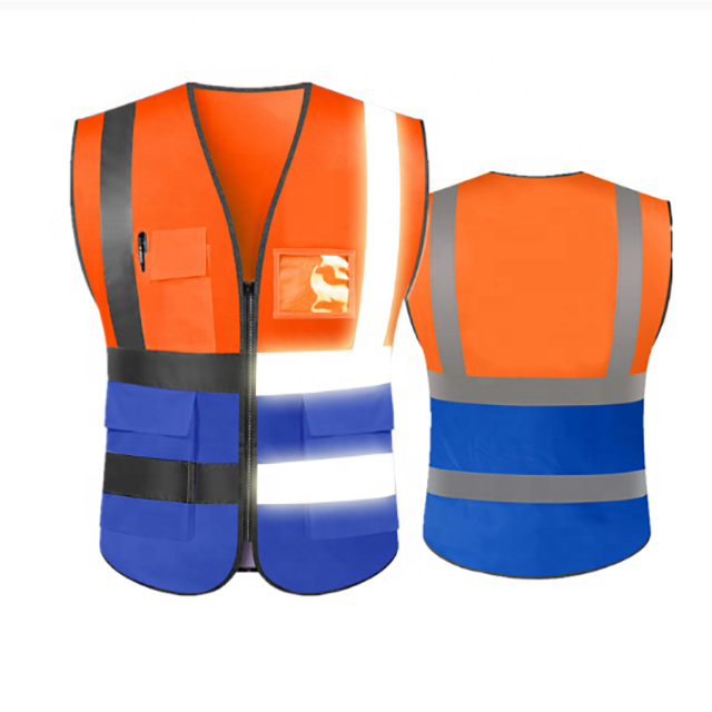 Daimei Traffic Safety Reflective Vest Emergency Safety Vest Vest With Pockets And Zipper