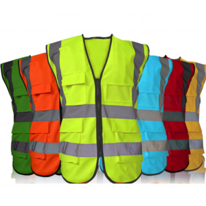 Manufacture wholesale  professional high visibility mesh construction workwear traffic reflective safety  vest