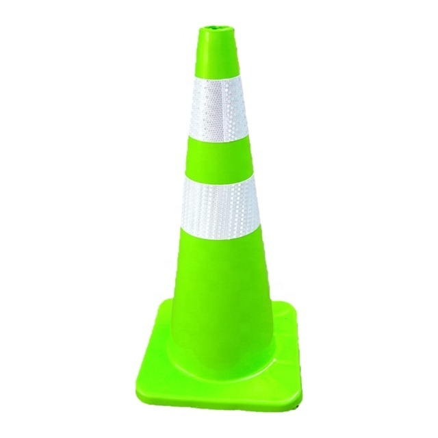 Manufacture Top Sale 70 Cm Road Cone Flexible Pvc Safety Used Traffic Cone