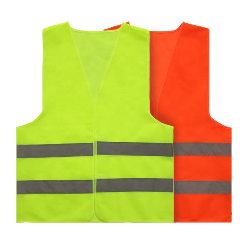 High Visibility Black Safety Vest With Zipper Logo Customized Work Wear Black Safety Vest Reflective