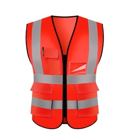 Hi Vis Vest Chalecos De Seguridad Reflectante De Tela Safety Vest Ansi 2 Class