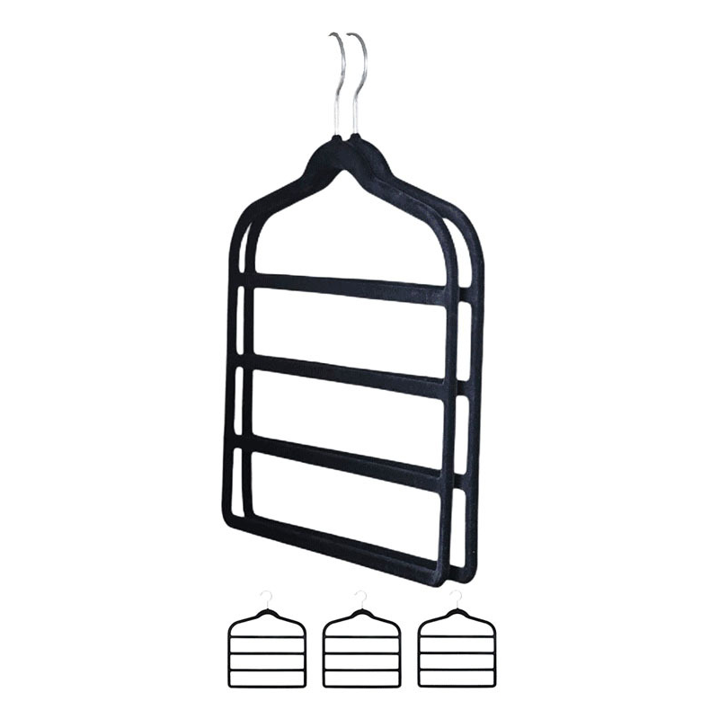 Closet Organizers and Storage, Organization and Storage Pants Hangers, Space-Saving,Velvet Hangers