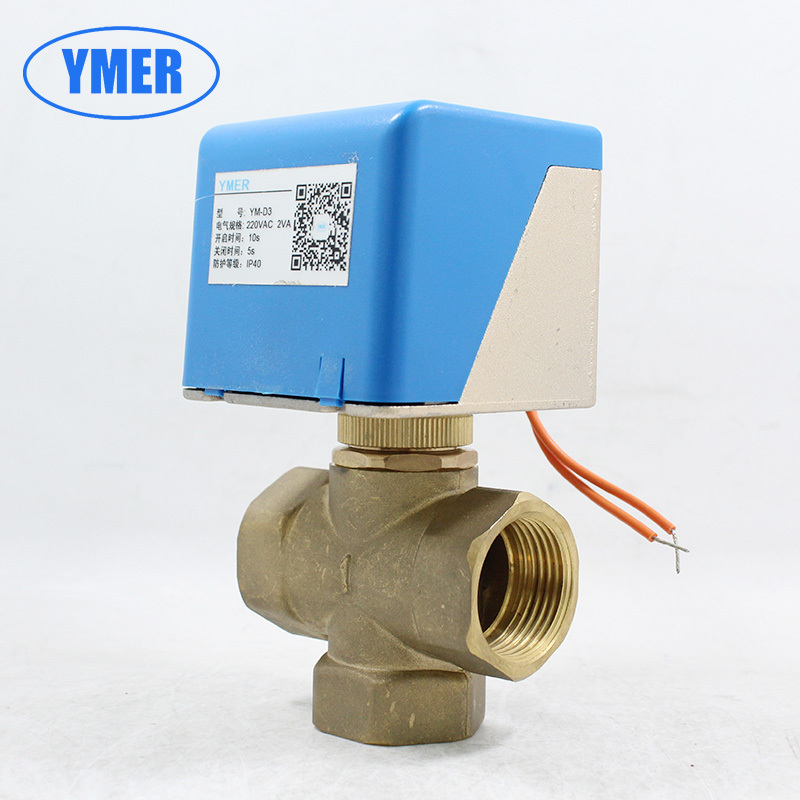 Fan Coil Unit  Air Conditioning Electric Three-way Valve for fan coil air conditioning water system mixing Valves for havc