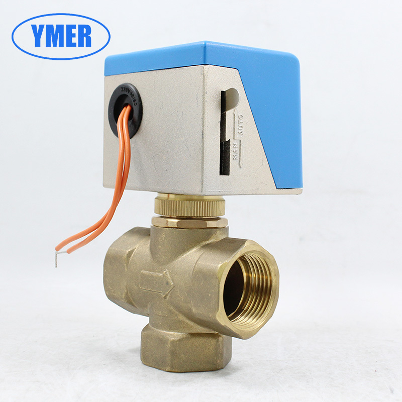 Fan Coil Unit  Air Conditioning Electric Three-way Valve for fan coil air conditioning water system mixing Valves for havc