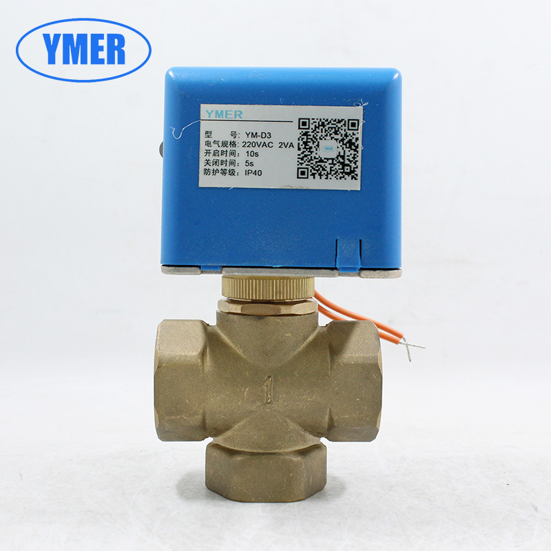 Fan Coil Unit  Air Conditioning Electric Three-way Valve for fan coil air conditioning water system mixing Valves for havc