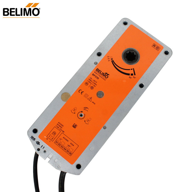 BELIMO Fire and Smoke Spring Return Actuator BF230(-T) For control of Fire and Smoke Dampers in HVAC systems