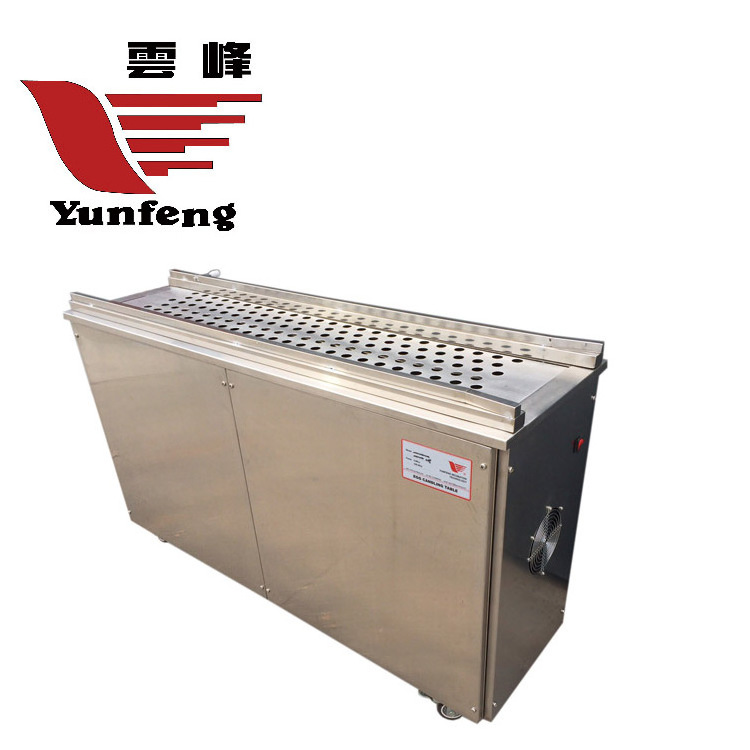 Yunfeng 2024 new design YFZD-C168 incubator turning system CE 168 eggs stainless steel poultry equipment Egg Candling Table