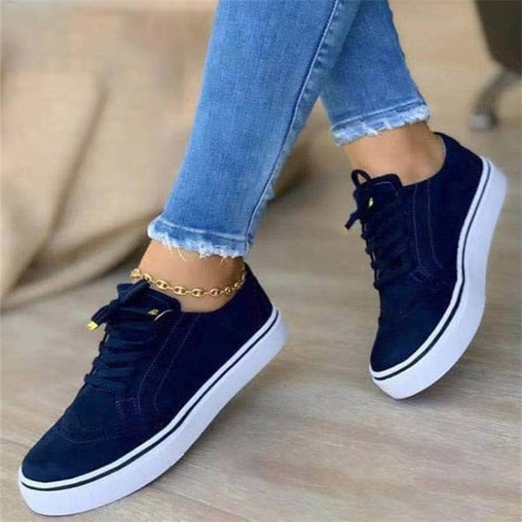 Women's Low-cut Brown Retro Suede Hollow Lace Up Leather Custom Shoes Sport Running Shoes Ladies Sneakers Casual Shoes For Women