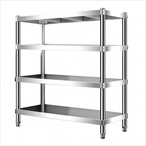 Large Capacity Storage Shelf Multifunction Stainless Steel Rack Livingroom Bedroom  Kitchen Organizer