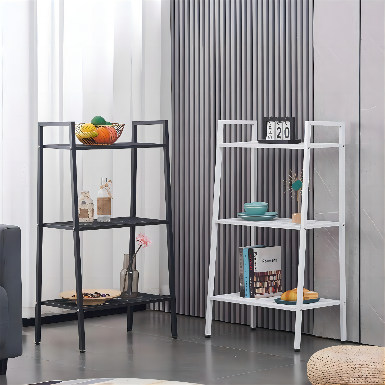 Nordic Style Storage Shelf Units Display Rack Multi-layer Book Shelf  Kitchenware Storage Rack