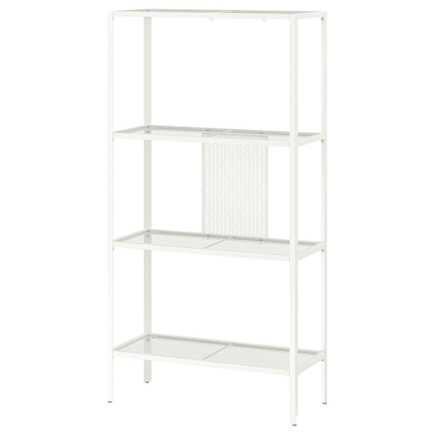 Hot sales wholesale BAGGEBO metal shelving unit white, 60x25x116 cm