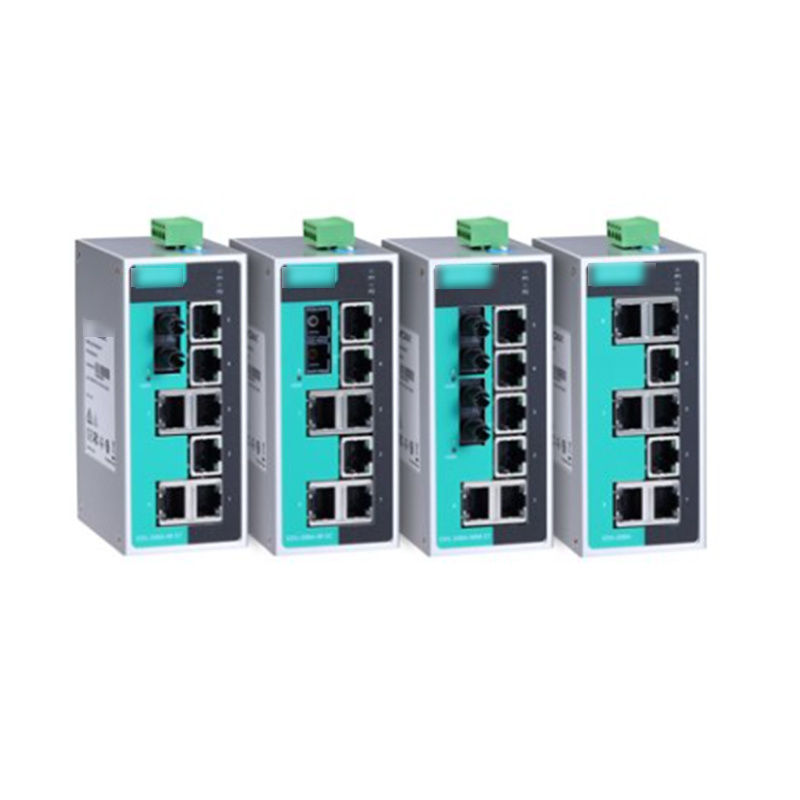 Siemens logo rs485 Good quality EDS-208A series EDS-208A series 8-port unmanaged industrial ethernet switch for MOXA