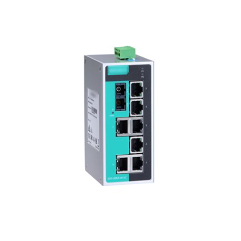 Siemens logo rs485 Good quality EDS-208A series EDS-208A series 8-port unmanaged industrial ethernet switch for MOXA