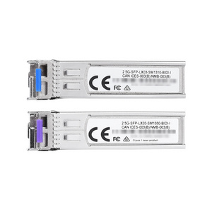 2.5G-SFP-LX03-SM1550-BIDI-I 2.5G BiDi SFP 1550nm-TX/1310nm-RX 3-km DOM Simplex LC SMF Transceiver Module