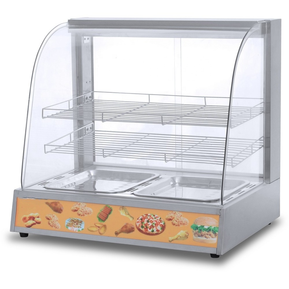 Food Countertop Display Warmer With Glass for commercial kitchen equipment Factory directly sale