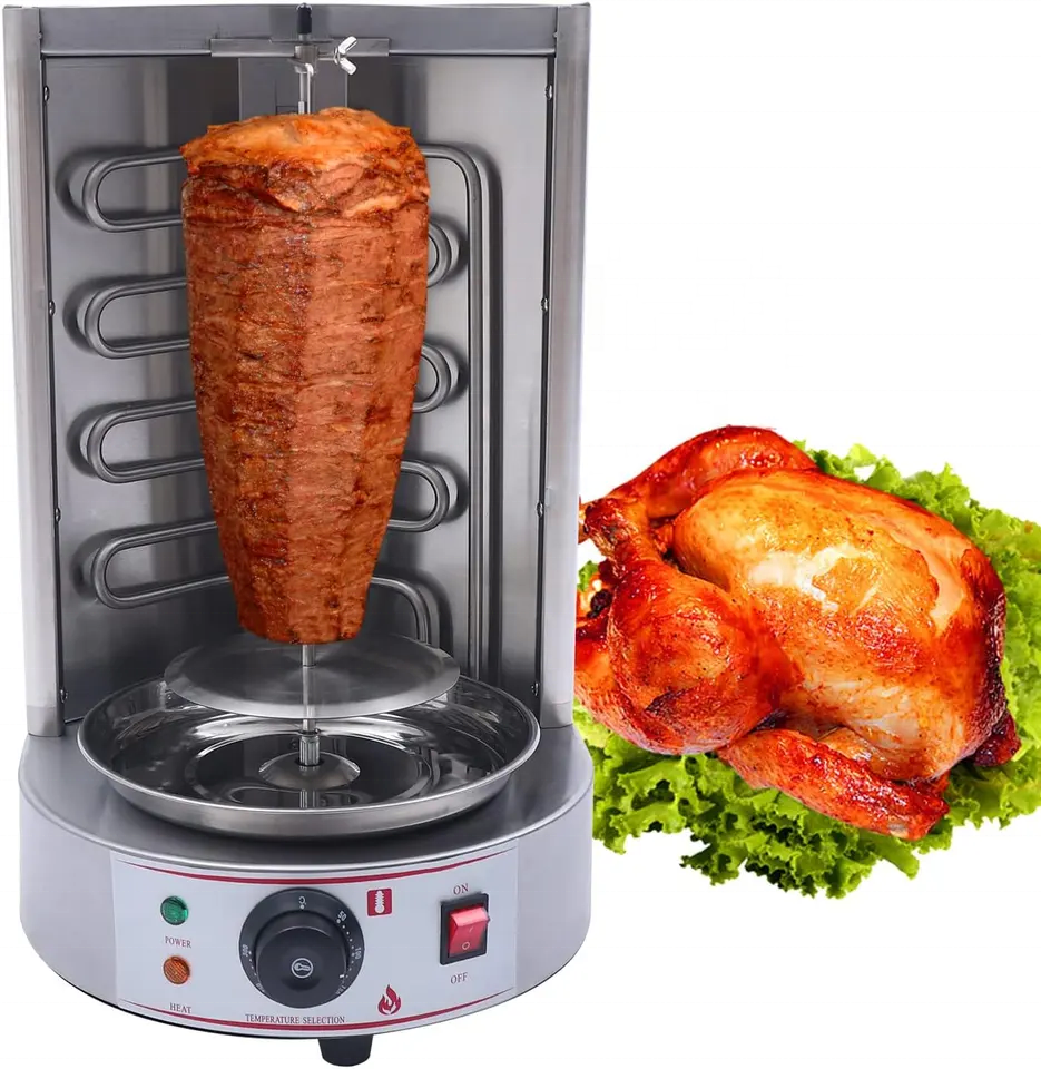 High Quality Commercial Meat Electric Mini Kebab Shawarma Machine For Turkish Restaurant