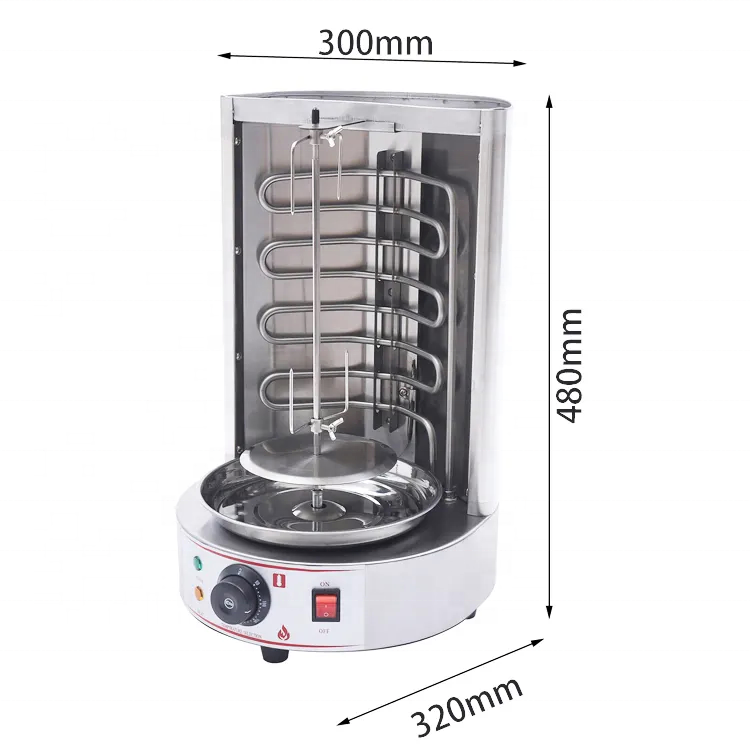 High Quality Commercial Meat Electric Mini Kebab Shawarma Machine For Turkish Restaurant