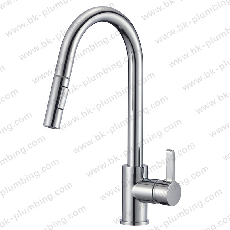 Gun Metrial Grey Kitchen Faucet with Pull Down Sprayer Brushed Nickel, High Arc Single Handle Kitchen Sink Faucet