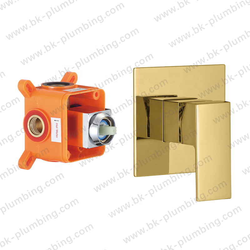 Shower Mixer Valves Wall Mount Bathroom Copper Faucet Shower Mixer Rough In Valve and Trim Kit