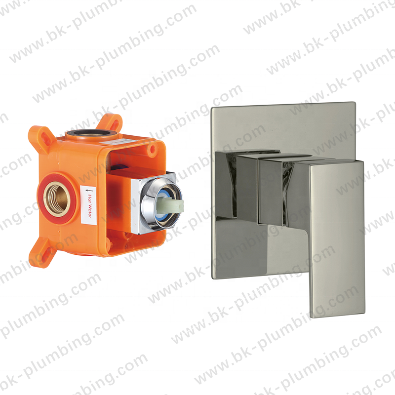 Shower Mixer Valves Wall Mount Bathroom Copper Faucet Shower Mixer Rough In Valve and Trim Kit