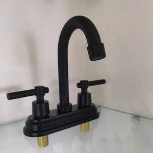 Hot Sale Hot Cold Water Bath Mixer Basin Faucet Bathroom Sink Tap Double Handle Basin Water Tap Faucet