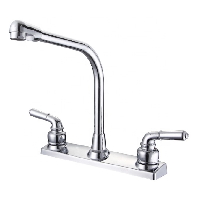 hot selling double handle basin kitchen sink faucet 8