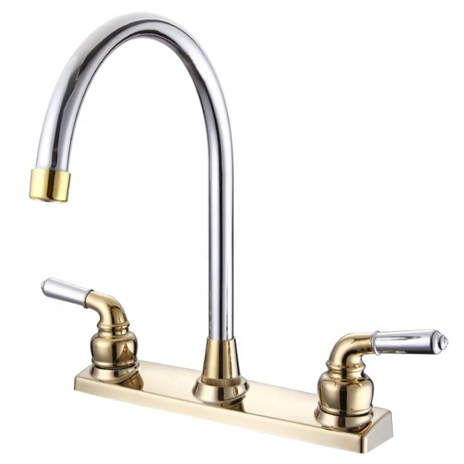 South American ABS plastic dual handle Lavatory Basin Faucet 8