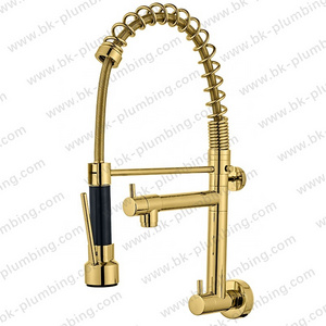 Torneira De Parede Para Cozinha Dourada Gold Luxury Wall Faucet In Wall Mixer Black Kitchen Faucet Sink Black Wall Mounted