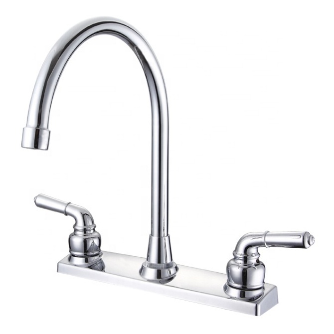 hot selling double handle basin kitchen sink faucet 8