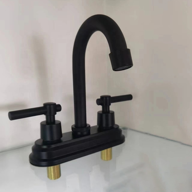 Hot Sale Hot Cold Water Bath Mixer Basin Faucet Bathroom Sink Tap Double Handle Basin Water Tap Faucet