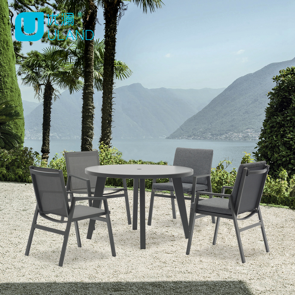 Uland Customized Chair Outdoor Garden Sets Outdoor Furniture Garden Balcony Dining Table And Chair