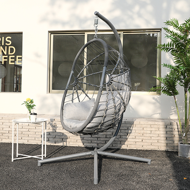 Modern Style Outdoor Furniture Leisure Rocking Chair  Hanging Chair  For Small Balcony Garden Egg Chair