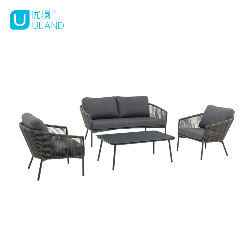 Uland patio furniture set sofa set outdoor wicker garden sofa outdoor furniture sofa garden chair set