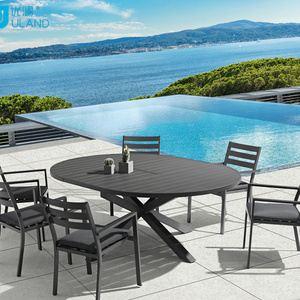 ULand Modern Design Stretchable Patio Table And Chairs Outdoor Furniture