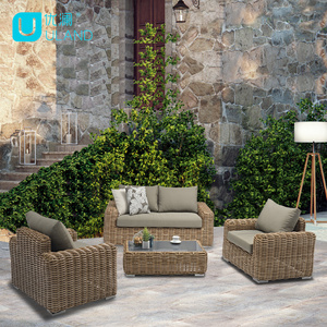 Uland Garden Outdoor Furniture Simple Sofa Chair Leisure Patio Wicker Chair Sofa Set Rattan Bed Outdoor sofa