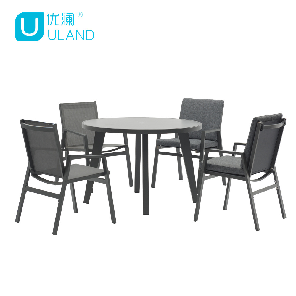 Uland Customized Chair Outdoor Garden Sets Outdoor Furniture Garden Balcony Dining Table And Chair