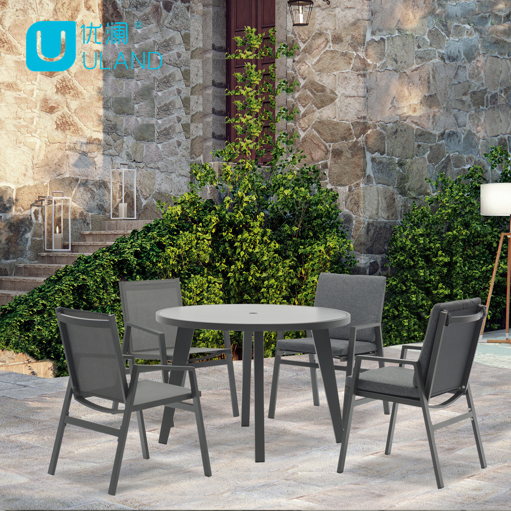 Uland Customized Chair Outdoor Garden Sets Outdoor Furniture Garden Balcony Dining Table And Chair