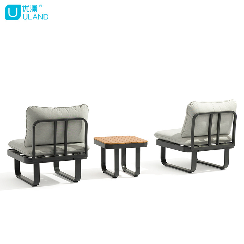 Factory Wholesale Garden Set Modern Aluminium Sectional Sets Patio Outdoor Furniture Sofa