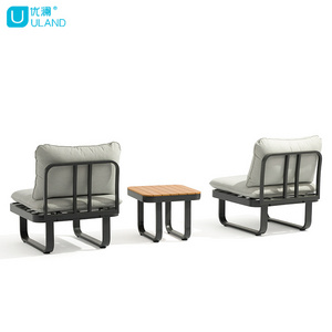 Factory Wholesale Garden Set Modern Aluminium Sectional Sets Patio Outdoor Furniture Sofa