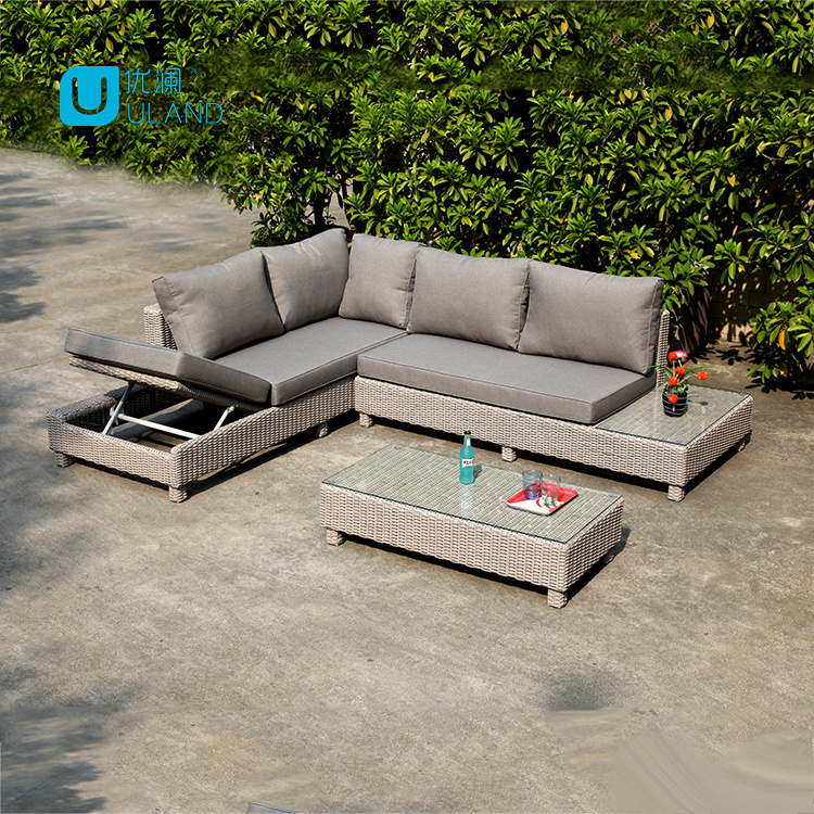 Uland Outdoor Furniture And Garden Patio Furniture Wicker Sofa,Garden Furniture Patio Rattan Wicker Simple Sofa