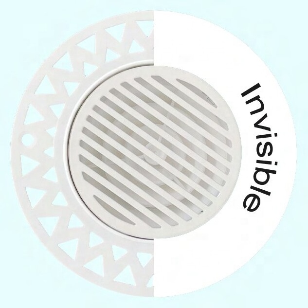 Invisible Drywall Round Air Return Louver Flush Mount Plastic Supply Air Ventilation Cover 75mm Ceiling Diffuser Air Grilles