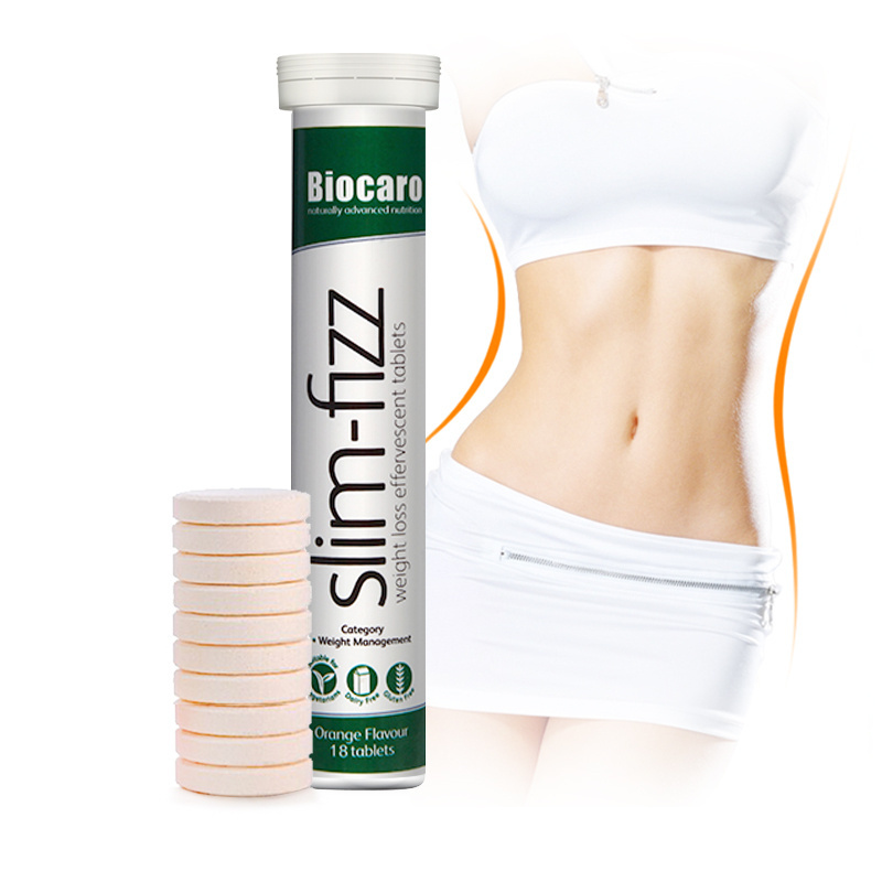 Slim fizz Glucomannan konjac powder and Glucomannan weight loss effervescent tablets dietary supplements