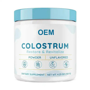 Biocaro OEM Colostrum Powder Highly Concentrated Pure Bovine Colostrum Supplements for Gut Health Immune Support Muscle Recovery